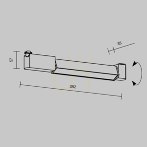BASIS ROT Schienenleuchte TR104-1-12W3K-W-DE Maytoni small 7