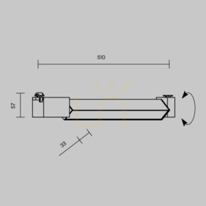 BASIS ROT Schienenleuchte TR104-1-24W3K-B-DE Maytoni small 7