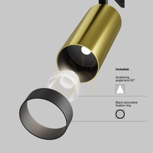 FOCUS LED Stromschienenstrahler TR021-1-12W3K-W-BBS Maytoni small 12