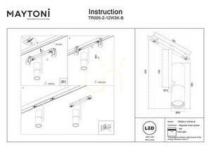 ELTI TR005-2-12W3K-B Stromschienenstrahler Maytoni small 7