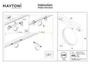 OUTLINE Schienenleuchte TR090-4-6W-DS-B Maytoni small 8