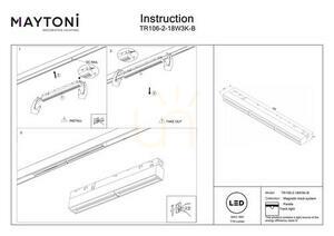 PARETE Schienenleuchte TR106-2-18W3K-B Maytoni small 7