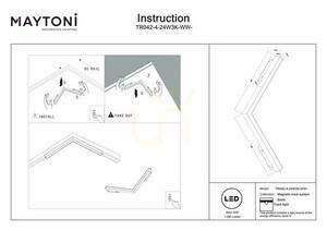 BASIS Schienenleuchte TR042-4-24W3K-WW-DS-1 Maytoni small 4