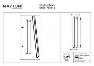 BASIS Schienenleuchte TR080-1-18W3K-B Maytoni small 6