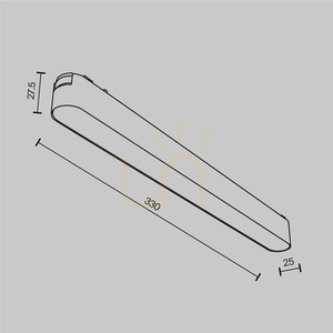 BASIS Schienenleuchte TR080-1-18W3K-B Maytoni small 7