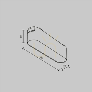 BASIS Schienenleuchte TR080-1-6W3K-W Maytoni small 7