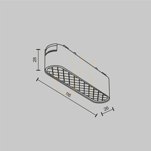 Leuchte für Magnetschiene Maytoni Basis Grid Radity TR084-1-6W4K-W weiß 6 W 4000 K small 7