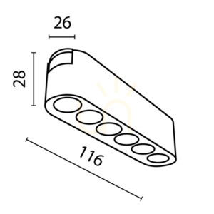 POINTS Schienenleuchte TR082-1-6W4K-M-B Maytoni small 9
