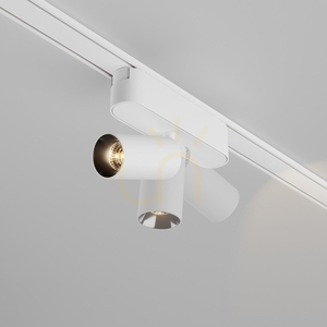 FOCUS LED Stromschienenstrahler TR103-1-5W3K-M-W Maytoni small 3