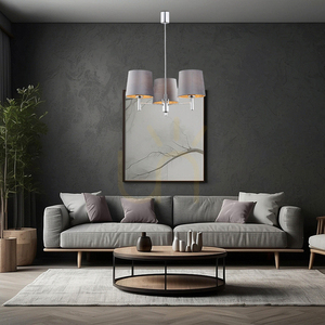 Kronleuchter ARGON Bolzano Plus 6107 Chrom 3-flammig E27 Velours 1 Kronleuchter ARGON Bolzano Plus 6107 Chrom 3-flammig E27 Velours small 1