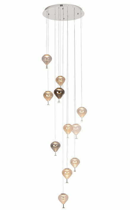 Prüfen Pendelleuchte Max Light Palloncini P0526D 11-flammig chrom Glas 45 cm Pendelleuchte Max Light Palloncini P0526D 11-flammig chrom Glas 45 cm