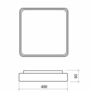 Plafond IP65 Plug400 Sensor + Emergency 20W 3000/4000K Weiß small 1