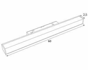 Lampa liniowa do szynoprzewodu Max Light MAX M0002Z Zigbee czarna 60 cm 17W small 2