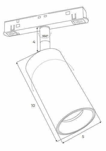 Prüfen Strahler für Stromschiene Max Light MAX M0009N schwarz LED 9,4W 3000K