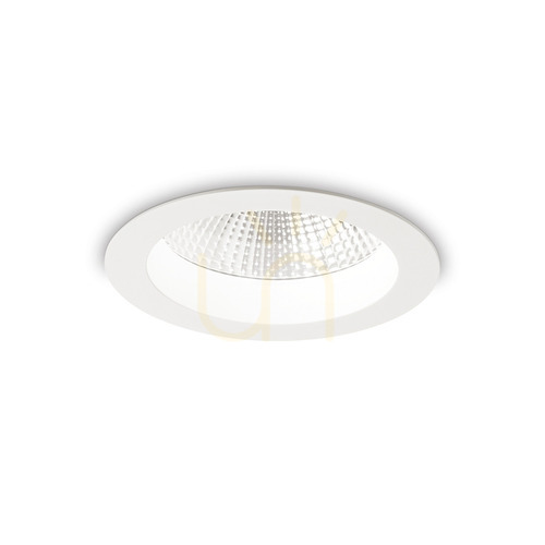 Prüfen Einbauleuchte Ideallux Basic weiß LED 3000K 20W rund Aluminium 193472