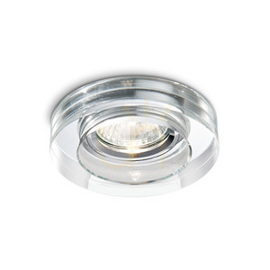 Einbauleuchte Ideallux Blues rund transparent Chrom GU10 083254 3 Einbauleuchte Ideallux Blues rund transparent Chrom GU10 083254 small 3