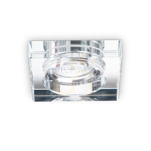 Einbauleuchte Ideallux Blues 114019 transparent chrom GU10 rund small 2