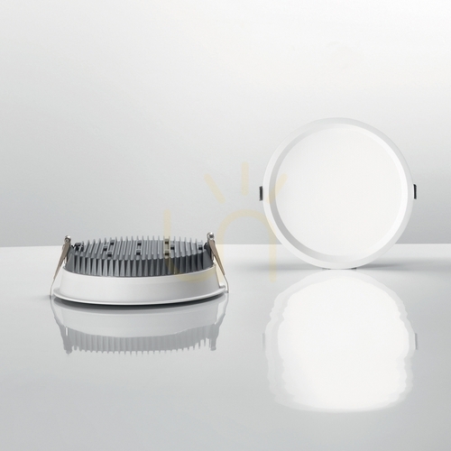Prüfen Einbauleuchte Ideallux DEEP weiß LED 30W 3000K Ø21 cm 248783