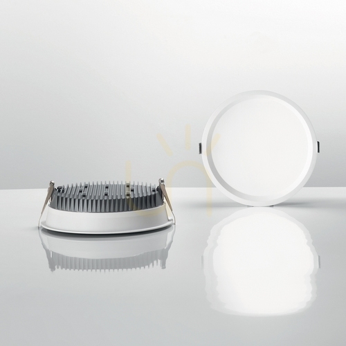 Prüfen Einbauleuchte Ideallux DEEP weiß LED 30W 4000K Ø21 cm 248790