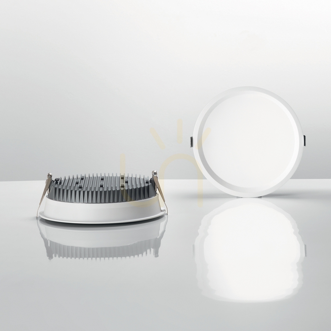 Aussicht Einbauleuchte Ideallux DEEP weiß LED 30W 4000K Ø21 cm 248790 Einbauleuchte Ideallux DEEP weiß LED 30W 4000K Ø21 cm 248790