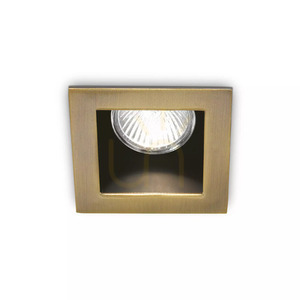 Einbauleuchte Ideallux Funky 083247 champagner GU10 Metall rund 9 cm small 1