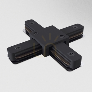 Schwarzer X-Verbinder für UNITY Stromschienen Maytoni TRA001CX-11B small 0