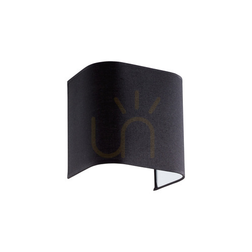 Prüfen Lampenschirm Ideallux GEA schwarz Stoff 19,5 cm 239590