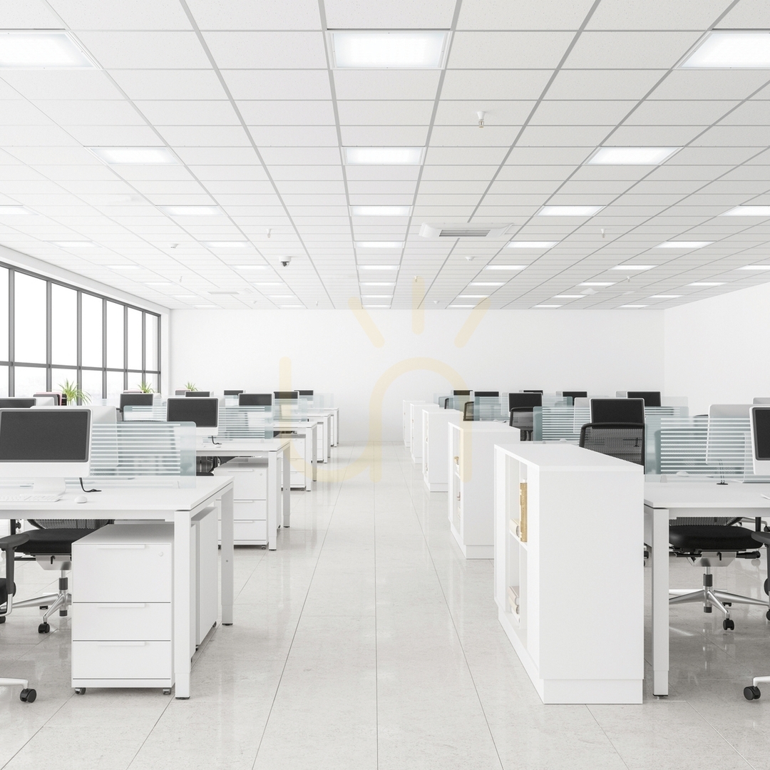 Aussicht Einbauleuchte Ideallux LED PANEL 244181 weiß 59,5 cm 40W 4000K CRI90 Einbauleuchte Ideallux LED PANEL 244181 weiß 59,5 cm 40W 4000K CRI90