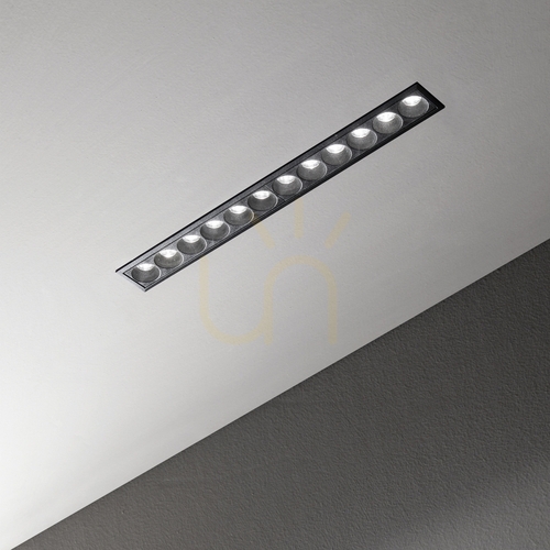 Prüfen Einbauleuchte Ideallux LIKA FI SLIM schwarz 3000K LED 20W 305837