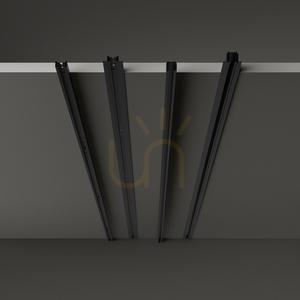 Beleuchtungsschiene Ideallux LINK Trim Profile 2000 mm schwarz 188027 small 1