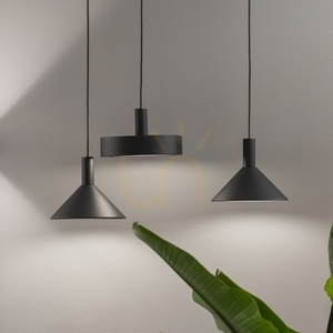 Lampenschirm Ideallux MIX-UP Cono Small Nero schwarz Metall 28 cm 288451 small 2