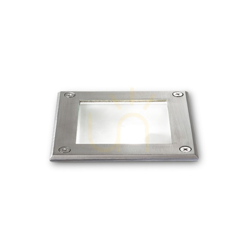 Prüfen Einbauleuchte Ideallux Park PT Square silber G9 117881