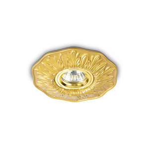 Einbauleuchte Ideallux POLKA 115580 champagner GU10 Ø14 cm Aluminium Metall small 5