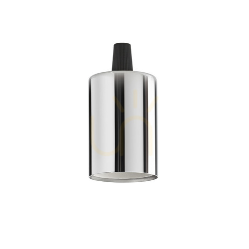 Prüfen Lampenfassung E27 Ideallux PORTALAM Chrom Polystyrol 249230