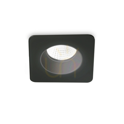 Prüfen Einbauleuchte Ideallux ROOM-65 FI Square schwarz 7,5W 252056