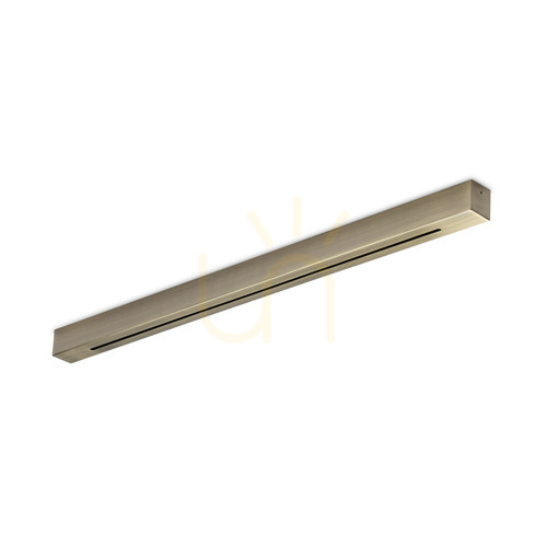 Prüfen Baldachin Ideallux ROSONE LINEARE ALL IN 4-flammig Messing 73 cm 328737
