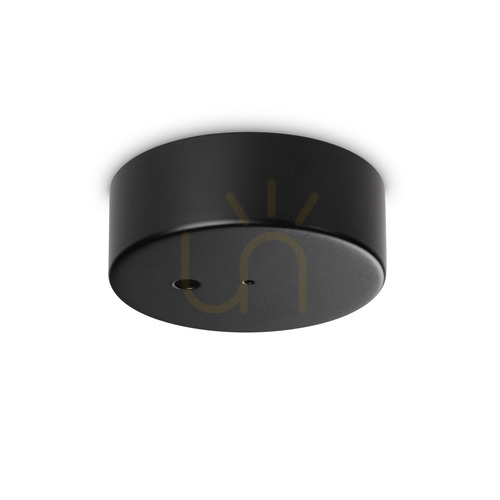 Prüfen Baldachin Ideallux Rosone magnetisch 1-flammig schwarz 9 cm 311272