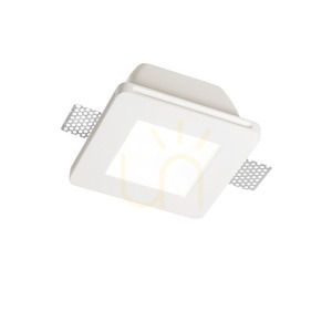 Einbauleuchte Ideallux SAMBA 150116 weiß Gips GU10 quadratisch 12 cm small 3