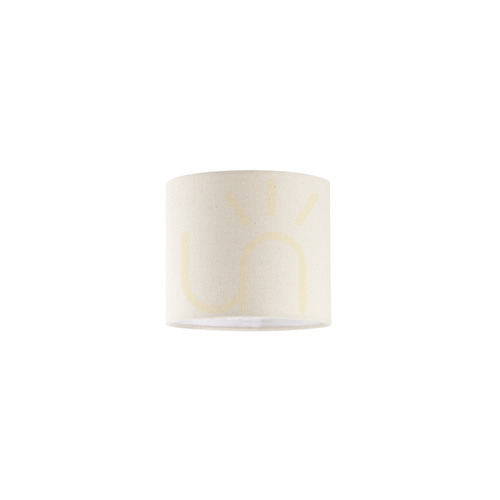 Prüfen Lampenschirm Ideallux SET UP Zylinder beige Stoff Ø16,5 cm 260334