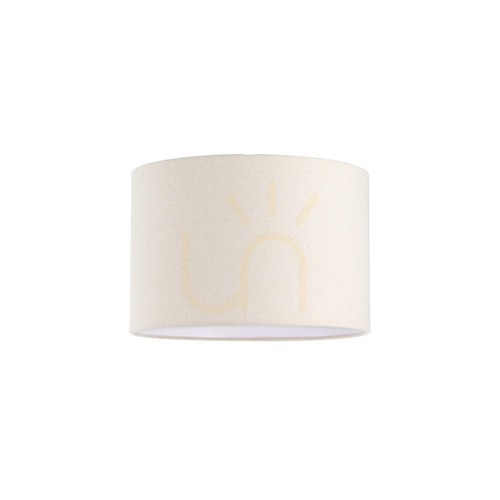 Prüfen Lampenschirm Ideallux SET UP Zylinder Stoff beige D30 H20 cm 260440