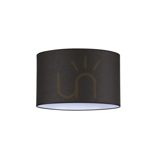 Prüfen Lampschirm Ideallux SET UP Paralume Cilindro schwarz Stoff Ø45 cm 270012