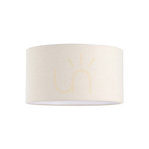 Lampenschirm Ideallux SET UP Paralume Cilindro beige Stoff Ø70 cm 260488 small 0