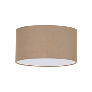 Lampenschirm Ideallux SET UP Zylinder Stoff taupe Ø70 cm 304632 small 0