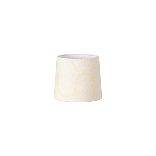 Prüfen Lampenschirm Ideallux SET UP Cono Beige Stoff Ø16 cm 260358