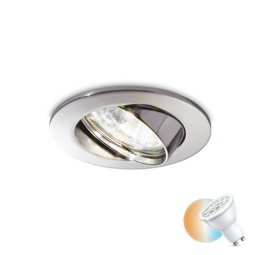 Prüfen Einbauleuchte Ideallux Swing Chrom GU10 rund 083131