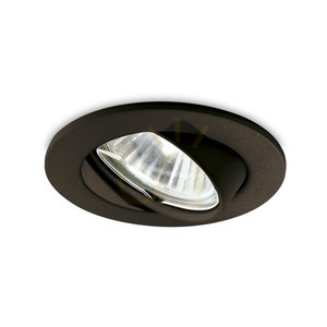 Einbauleuchte Ideallux Swing GU10 schwarz Metall Ø8,2 cm 243825 small 2