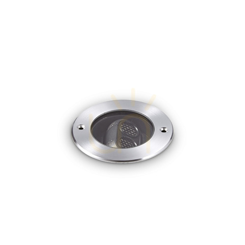 Prüfen Einbauleuchte Außen Ideallux Taurus 277004 rund 17,5 cm 6W schwarz/silber