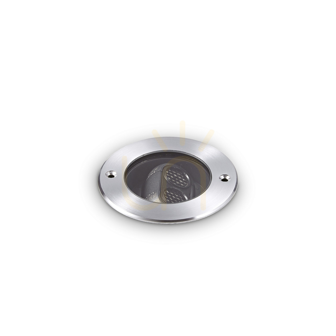 Prüfen Einbauleuchte Außen Ideallux Taurus 277004 rund 17,5 cm 6W schwarz/silber Einbauleuchte Außen Ideallux Taurus 277004 rund 17,5 cm 6W schwarz/silber