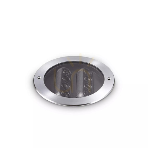 Prüfen Einbauleuchte Außen Ideallux Taurus 277028 rund schwarz 14W 25,5 cm