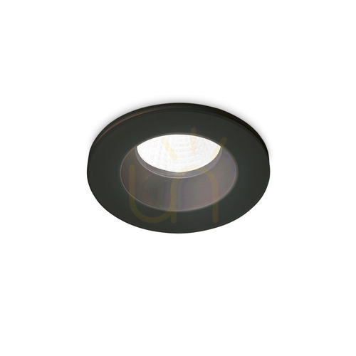 Prüfen Einbauleuchte Ideallux ROOM-65 rund schwarz 7,5W LED 252032